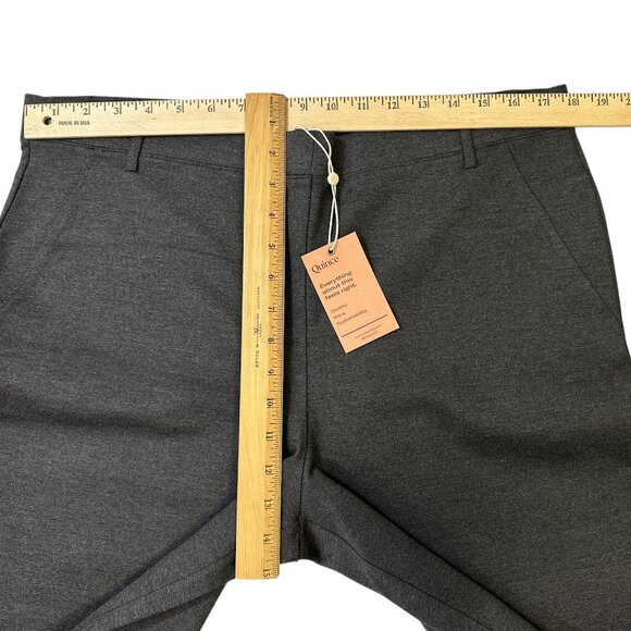 Quince Ultra-Stretch Ponte Bootcut Pants Women's sz XL/16 NWT Charcoal - Picture 9 of 10